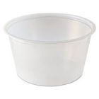 Fabri-Kal 9505195 / PC200 2 oz Plastic Portion Cups, Polystyrene, Translucent - 2500 / Case