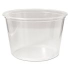 Fabri-Kal 9505102 / PK16S-C Pro-Kal 16 oz Plastic Deli Containers, Polypropylene, Clear - 500 / Case