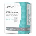 Tranquility Essential Breathable Briefs Adult Diapers with Tabs, Large (44 to 58 in.), Heavy - 72 / Case