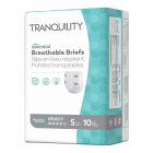 Tranquility Essential Breathable Briefs Adult Diapers with Tabs, Small (24 to 32 in.), Heavy - 10 / Case