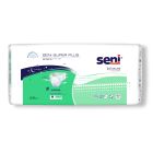 Seni Super Plus Adult Diapers with Tabs, Medium (30 to 43 in.), Overnight - 25 / Case