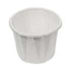 Genpak F050 0.5 oz Paper Portion Cups, White - 5000 / Case