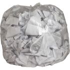 Genuine Joe 01015 40-45 Gallon Trash Can Liners / Garbage Bags, 0.6 Mil, 40" x 46", Clear - 250 / Case