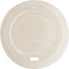 Genuine Joe 10212 Lids for Genuine Joe 10-16 oz Compostable Paper Hot Cups, Plastic, White - 1000 / Case