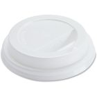 Genuine Joe 19052 Raised Sip Hole Lids for Genuine Joe 8 oz Paper Hot Cups, Plastic, White - 1000 / Case