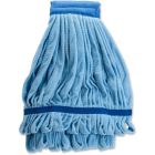 Genuine Joe 47539 Microfiber Wet Mop Head Refill, 5" Headband, Blue - 12 / Case