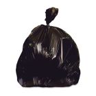 Heritage X8046AK 40-45 Gallon Trash Can Liners / Garbage Bags, 1.5 Mil, 40" x 46", Black - 100 / Case
