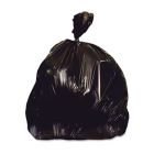 Heritage X8046QK 45 Gallon Trash Can Liners / Garbage Bags, 2.0 Mil Eq., Repro, 40" x 46", Black - 100 / Case