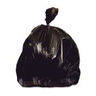 Heritage X8647AK 56 Gallon Trash Can Liners / Garbage Bags, 1.5 Mil, 43" x 47", Black - 100 / Case