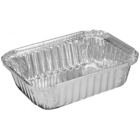 HFA 2060-30-500 Handi-foil 1.5 LB Aluminum Foil Loaf Pans, 7-1/16" x 5-1/8" x 1-11/16", 23.7 oz - 500 / Case