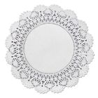 Hoffmaster 500236 8" Cambridge Lace Paper Doilies, White - 1000 / Case