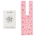 Hospeco SBX50 Scensibles Personal Feminine Hygiene Disposal Bags, 3.38" x 9.75", Pink - 1200 / Case