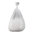Inteplast S243308N 16 Gallon Garbage Bags / Trash Can Liners, 8 Mic, 24" x 33", Natural - 1000 / Case