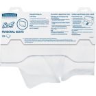 Kimberly-Clark 07410 Scott Pro Toilet Seat Covers, 15" x 18", White - 3000 / Case