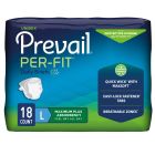 Prevail Per-Fit Adult Diapers with Tabs, Large (45-58 in.), Maximum Plus - 72 / Case