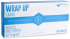 McNairn Packaging 105504 Wrap Up Large Waxed Deli Paper Sheets, 12" x 10.75" - 6000 / Case