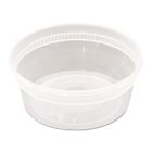 Pactiv YL2508 DELItainer 8 oz Plastic Deli Tub with Lid, Polypropylene, Translucent - 240 / Case