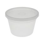 Pactiv YSD2516 DELItainer 16 oz Plastic Deli Tub with Lid, Polypropylene, Translucent - 240 / Case