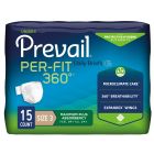 Prevail Per-Fit 360° Daily Adult Diapers with Tabs, Size 3 (X-Large 48-73 in.), Maximum Plus - 60 / Case