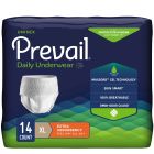 Prevail Daily Pull-Up Underwear, X-Large (58-68 in.), Extra - 14 / Case
