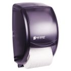 San Jamar R3500TBK Duett 2-Roll Standard Toilet Paper Dispenser, Black Pearl - 1 / Case