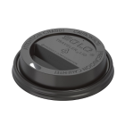 Solo TL38B2-0004 Traveler Lid for Solo 8 oz Paper Hot Cups, Black - 1000 / Case