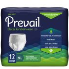 Prevail Daily Pull-Up Underwear, 2X-Large (68-80 in.), Maximum - 48 / Case