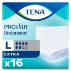 TENA ProSkin Fully Breathable Absorbent Underwear, Large (45-58 in.), Extra - 16 / Case