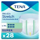 TENA ProSkin Stretch Adult Diapers, Large / XL (41-64 in.), Super - 28 / Case