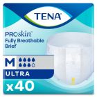 TENA Ultra Adult Diaper with Tabs, Medium (34-47 in.), Heavy Absorbency - 80 / Case