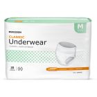 McKesson Classic Pull Up Underwear, Medium (32-44 in.), Light - 80 / Case