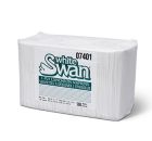 Vintage 7401 White Swan Paper Luncheon Napkins, 1 Ply, White - 6000 / Case