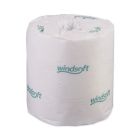 Windsoft 2240B 2 Ply Toilet Paper, 500 Sheets / Standard Roll - 96 / Case
