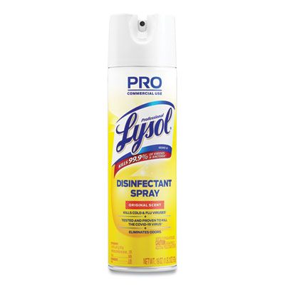 Reckitt Benckiser 4650 Lysol Disinfectant Spray, Original Scent, 19 oz Aerosol Can - 12 / Case