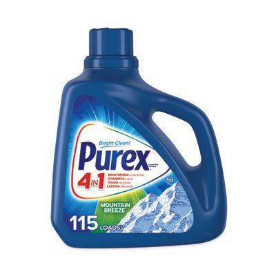 Dial 05016 Purex Laundry Detergent Liquid, Mountain Breeze, 150 oz Bottle - 4 / Case