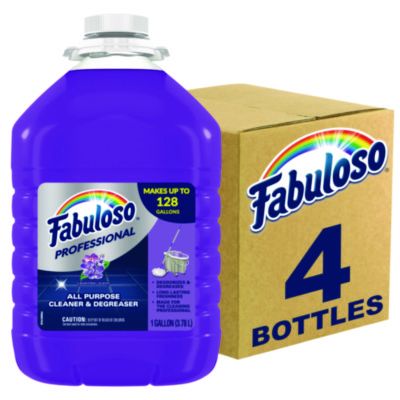Colgate-Palmolive 05253 Fabuloso All Purpose Cleaner, Lavender, Gallon Bottle - 4 / Case 