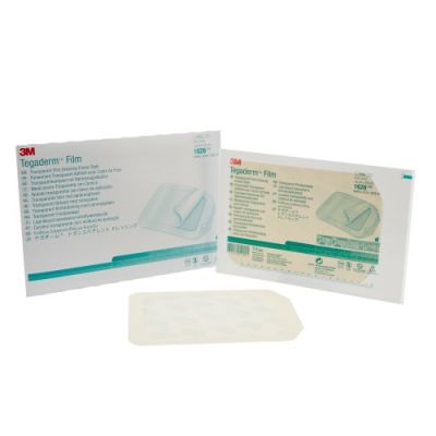 3M 1628 Tegaderm Transparent Film Dressing, 6" x 8" Rectangle, Sterile - 80 / Case