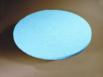 ACS 52-19 19" Blue Velvet Soft Burnishing Floor Pads - 5 / Case
