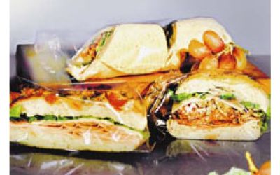 Fantapak PS-BOPP1414 Plastic Food Wrap Sheets, BOPP, 14" x 14", Clear - 1000 / Case