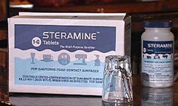Edwards-Councilor 1-G Steramine Sanitizer Tablets (Sanitabs) for Food Contact Surfaces - 900 / Case