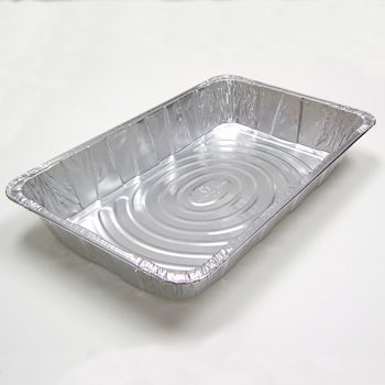 Pactiv Y6050XH Full Size Aluminum Foil Steam Table Pans, 19-9/16" x 11-5/8" x 3-3/8", 346 oz - 40 / Case