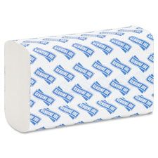 Genuine Joe 21100 Multifold Paper Hand Towels, White - 4000 / Case