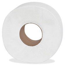 Genuine Joe 2506008 Jumbo Roll Toilet Paper, 2 Ply, 9" x 1000' - 8 / Case