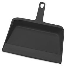 Genuine Joe 02406 Dust Pan, Heavy Duty Plastic, 12" - 12 / Case