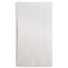 Genuine Joe 11253 Paper Dinner Napkins, 2 Ply, 1/8 Fold, White - 3000 / Case
