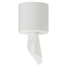 Genuine Joe 23600 Centerpull Roll Paper Hand Towels, 600 / Roll, White - 6 / Case