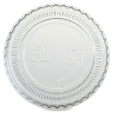 Genuine Joe 19063 Lids for Genuine Joe 2 oz Plastic Portion Cups - 2500 / Case