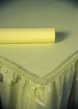 AEP 2TCY300 Embossed Plastic Tablecloth Roll, 40" x 300', Yellow - 1 / Case