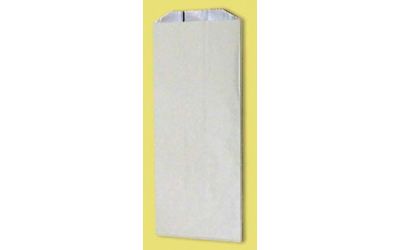 Fischer Paper 8B-4 Foil Lined Bags for Food, Quart, 5" x 3-3/4" x 12" - 1000 / Case