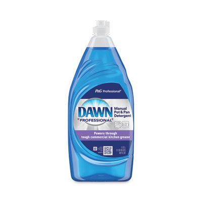 P&G 45112 Original Dawn Blue Dish Soap Liquid, 38 oz Bottle - 8 / Case